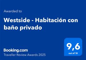 Westside - Habitación con baño privado