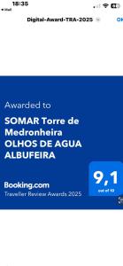 SOMAR Torre de Medronheira OLHOS DE AGUA ALBUFEIRA