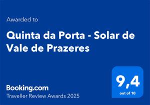 Quinta da Porta - Solar de Vale de Prazeres