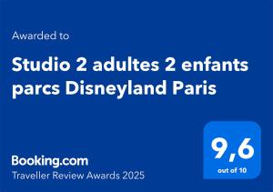 Appartements Studio 2 adultes 2 enfants parcs Disneyland Paris : photos des chambres