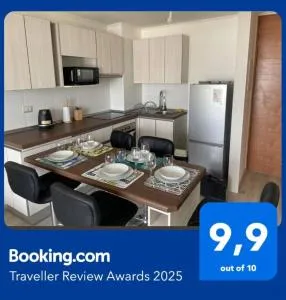 Excelente departamento nuevo a pasos de la playa - Guanaqueros