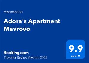 Adoras Apartment Mavrovo