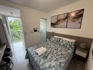 Flat completo e confortável - 圣克鲁斯迪米纳斯