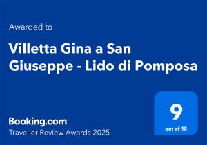 Villetta Gina a San Giuseppe - Lido di Pomposa