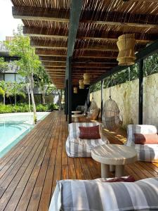 2BR Tulum 101 -3 Pools & Rooftop - Stone Oven