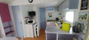 Chalets Mobile home climatise au Lac de Lougratte : photos des chambres