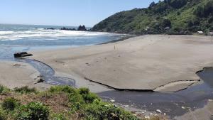 Cabaña con acceso a playa en Mehuin