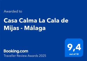 Casa Calma Apartment in La Cala de Mijas - Pool and beach walkable