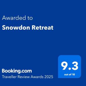 Snowdon Retreat