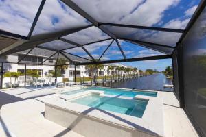 Cape Coral Duplex Pool, Hot Tub, and Sunrise Views