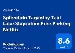 Splendido Tagaytay Taal Lake Staycation Free Parking Netflix No Free Pool No Pet