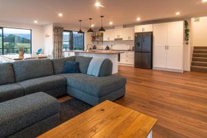 Contemporary Home with Ocean and Mountain Views