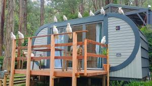 Timber Cabin in Selby near Puffing Billy