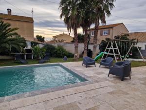 Villas Villa moderne de 220m2 avec piscine, Serignan : photos des chambres