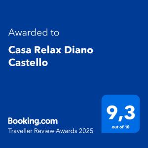 Casa Relax Diano Castello