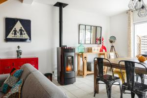 Maison entre plage et marais