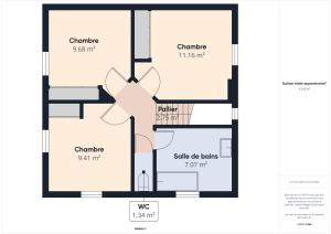 Maisons de vacances Maison avec jardin et jacuzzi pour 8 personnes : photos des chambres