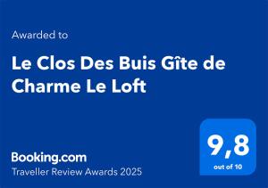 Le Clos Des Buis Gîte de Charme Le Loft
