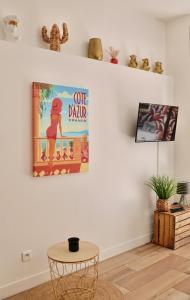 Studio with Big terrace full center with air conditioning