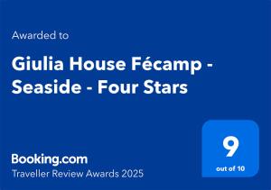 Giulia House Fécamp - Seaside Escape, Modern & Cozy