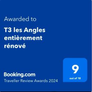 Appartements T3 les Angles entierement renove : photos des chambres