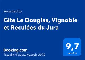 Maisons de vacances Gite Le Douglas, Vignoble et Reculees du Jura - Avec Sauna : photos des chambres