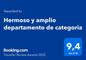 Hermoso y amplio departamento de categoria