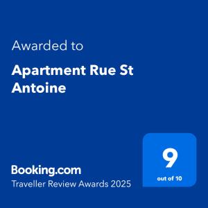 Apartment Rue St Antoine
