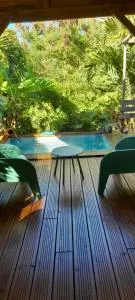 bungalow Karambol 60m2 avec bassin - Labarthe