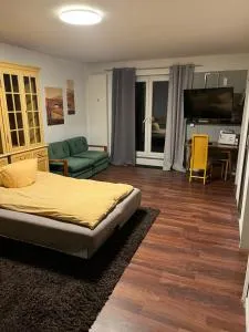 Apartment Rainer mit großen Parkplätzen vorm Gebäude - Heddesheim