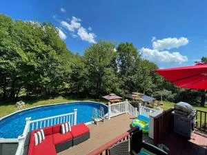 Gorgeous house private pool hot tub playroom - Crescent Lake