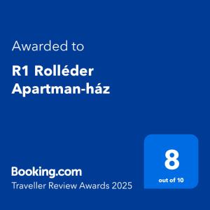 R1 Rolléder Apartman-ház