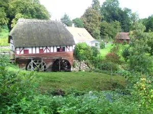 Old watermill by beautiful lake - Lundeborg