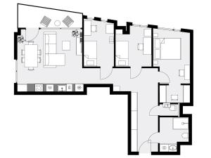 URBAN APARTMENTS PREMIUM Sokolska 30A Towers No 58, 2 Free Garages, Gym & Sauna, Self Check-in