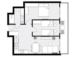 URBAN APARTMENTS GLOBAL PREMIUM, 5th Floor No 03, Free Garage, Self Check-in, No Deposit