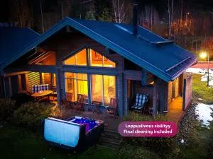 Villa Pohjoistuuli - 5+1 henkilölle, Luoteis-Himos Ski-in/out 56m² + 11m² - Himos