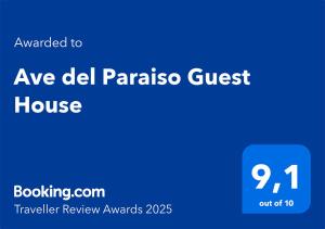 Ave del Paraiso Guest House