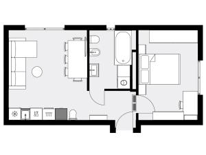 URBAN APARTMENTS Premium No 3, FREE PRIVATE PARKING, Self CHECK-IN