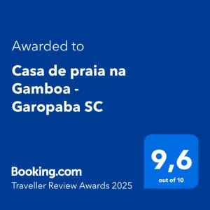Casa de praia na Gamboa - Garopaba SC - 甘博阿