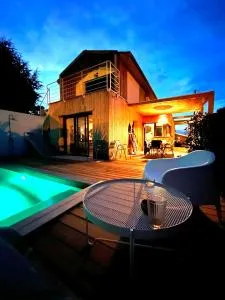 Maison d'Architecte à Anglet - Piscine, Terrasse & Proche Plages - 安格雷