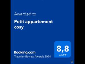 Appartements Petit appartement cosy : photos des chambres