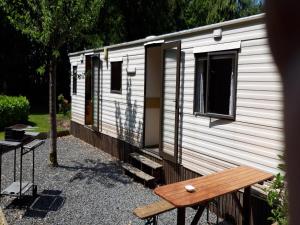 Maisons de vacances Well-equipped mobile home with garden in Normandy : photos des chambres