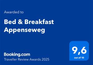 Bed & Breakfast Appenseweg