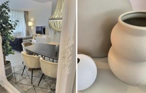 Experience luxury in this stunning three-bedroom modern townhouse frontline to the San Roque Golf