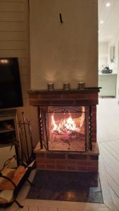 Mysig stuga med sjöutsikt