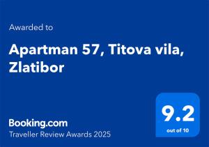 Apartman 57, Titova vila, Zlatibor