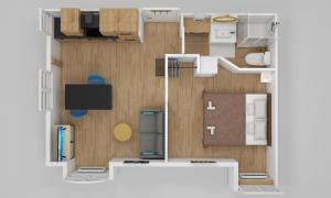 Appartements Notre Dame 1 - Vue sur la Loire - Rdc - Hypercentre : Appartement 1 Chambre avec Vue