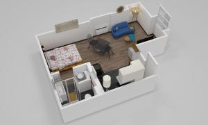 Appartements Bords de Loire hypercentre Orleans 2 personnes : photos des chambres