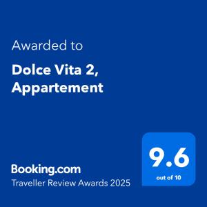 Dolce Vita 2, Appartement