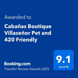 Cabañas Boutique Villaseñor Pet and 420 Friendly